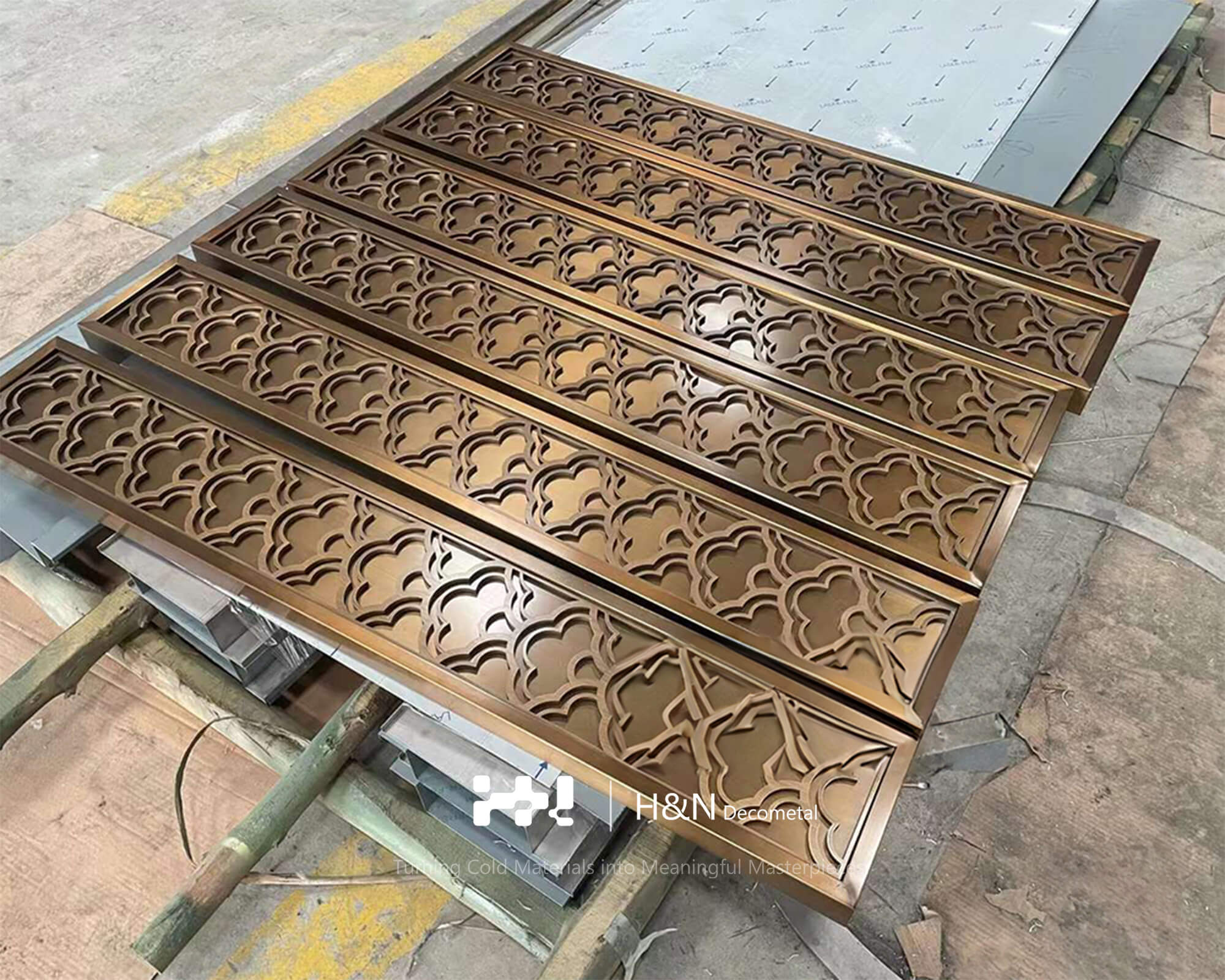 Double layer metal partition - Foshan HN Metal