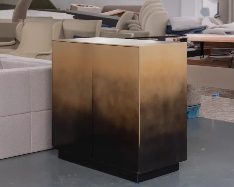 Banner per credenza in acciaio inox a colori mutevoli
