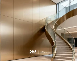 Hotel Lobby groß außen Metall Wandkunst