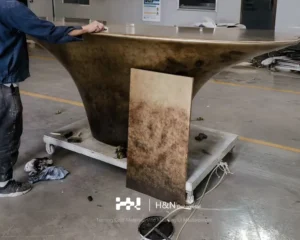 modern metal reception desks