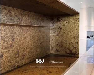 guarnições metálicas de nicho
