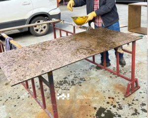 nichos de chapa metálica