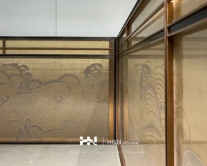 Fire-Resistant Wired Tempered Glass Divider