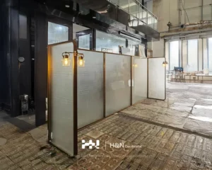 Patterned Tempered Glass Privacy Screen