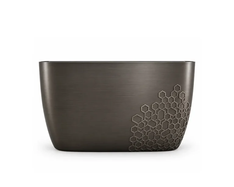 Custom_Color_Metal_Reception_Desk_with_Honeycomb_Texture