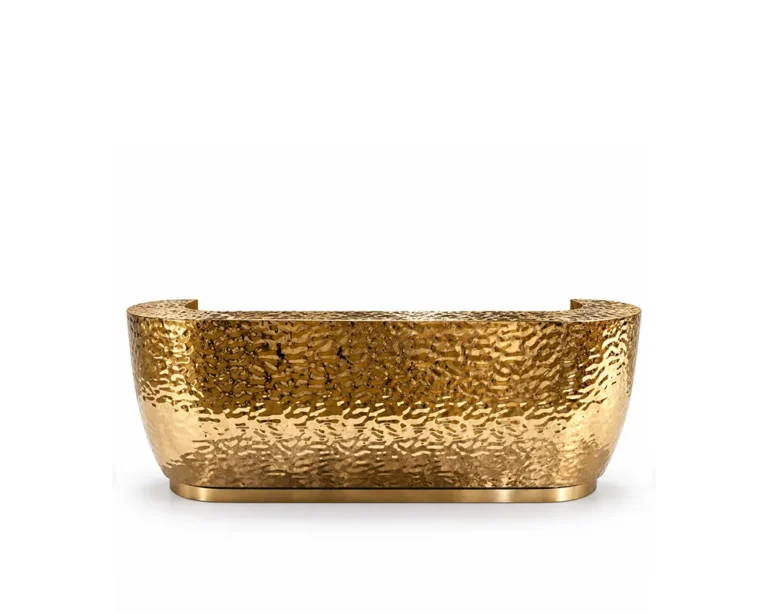 compact_water_ripple_metal_reception_desk