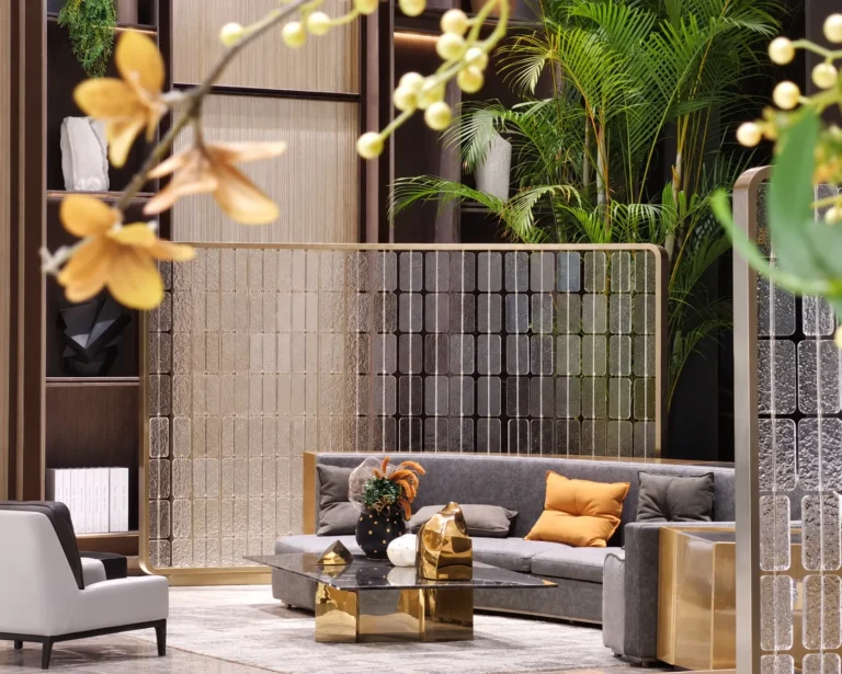Freestanding Partition Screen for Hotel Lobby