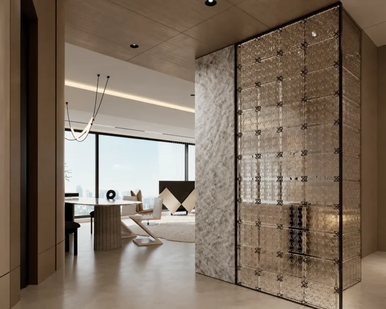 hanging_crystal_glass_panel_partition